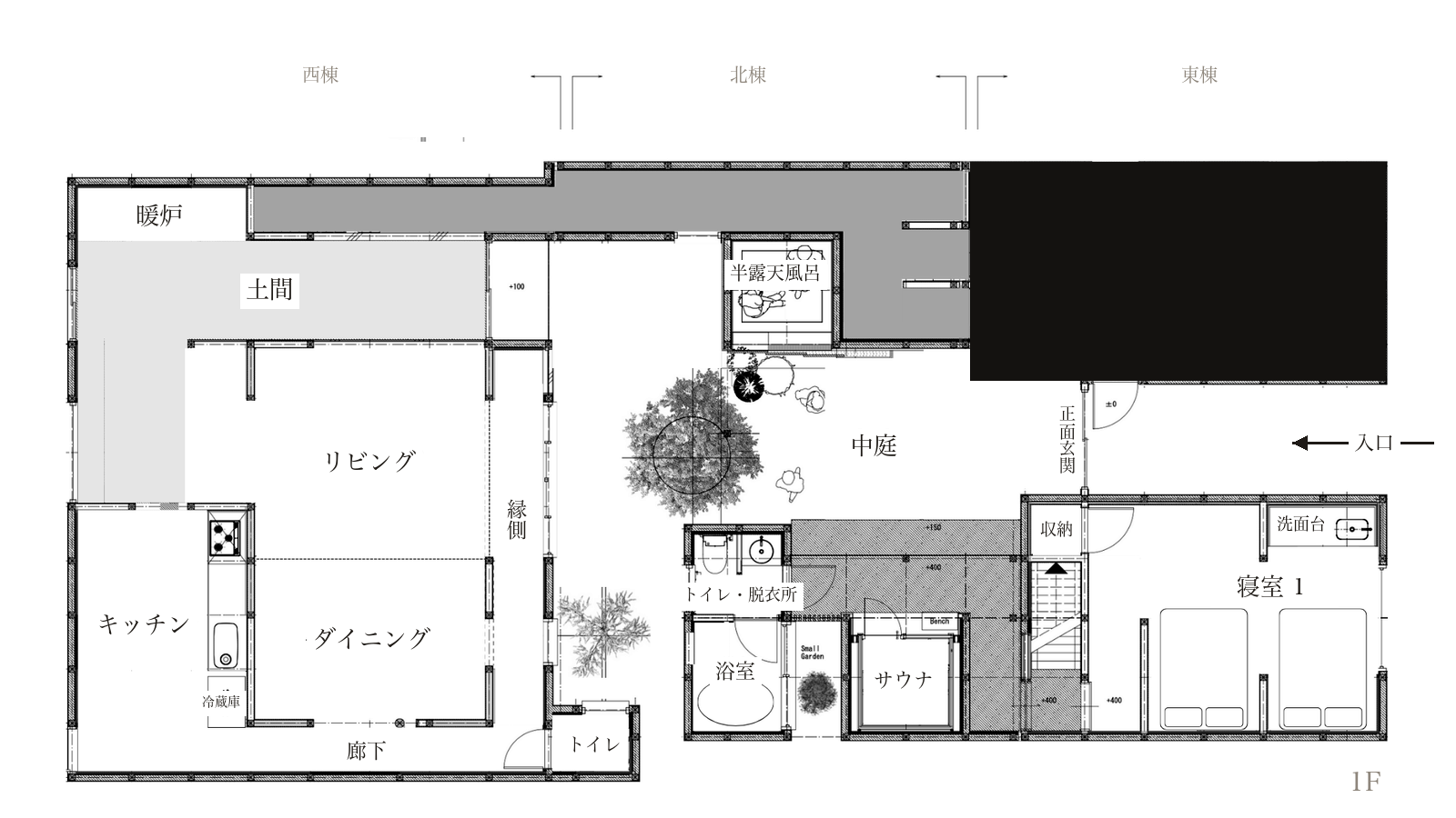 1階の間取り図